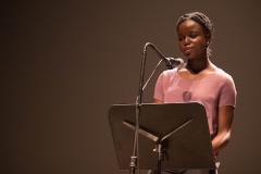 January 15, 2018 - Santa Barbara, CA: The Martin Luther King, Jr. Committee of Santa Barbara presents "Now is the time to Make Real the Promises of Democracy", a celebration of Martin Luther King, Jr. in Santa Barbara, CA January 11 - 19, 2018.   (Photo by Rod Rolle)Monday January 15 - The Martin Luther King, Jr. HolidayMorning Program at De Las Guerra Plaza, Santa Barbara Welcome: Isaac GarrettPrayer/Opening Ceremony: Chumash Family SingersSpeaker: Carlos EstradaSong: "America" Ray Charles, CDAcknowledgements: Das Williams and Janet Wolf, SB County SupervisorsMonique Limon, CA State AssemblyAnnouncements: Isaac GarrettWorld Dance for Humanity, Janet Reineck, Director Closing prayer: J. Louis Watkins, Pastor________________________________Arlington Theater Program, Santa BarbaraDavid Gorospe, Michael Chang, Greg Weiser, (jazz and popular music) in the Foyer of the Arlington. Invocation: Rabbi Steve Cohen"Lift Every Voice & Sing": Michell Downey LawyerWelcome: E. Onja BrownMusic: David GorospeIntroductions: Isaac Garrett-Salud Carbajal, U.S. Congress-Hannah Beth Jackson, CA State Senate-Cathy Murillo, Mayor of Santa BarbaraMC: Sojourner Kincaid RolleEssay/Poetry Winners (Ages 6 - 12) w/Brianna MoffittEssay/Poetry Winners (Ages 13 - 18) w/Melinda PalacioCivil Rights Songs: Vocalist Michell Downey Lawyer, Rebecca Wave, Rosalyn Collins and Michell Williams.Benediction: J. Louis Watkins, PastorStage Manager: Hillary Blackerby.                             Community Luncheon: First United Methodist Church,