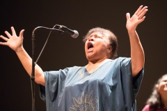 January 15, 2018 - Santa Barbara, CA: The Martin Luther King, Jr. Committee of Santa Barbara presents "Now is the time to Make Real the Promises of Democracy", a celebration of Martin Luther King, Jr. in Santa Barbara, CA January 11 - 19, 2018.   (Photo by Rod Rolle)Monday January 15 - The Martin Luther King, Jr. HolidayMorning Program at De Las Guerra Plaza, Santa Barbara Welcome: Isaac GarrettPrayer/Opening Ceremony: Chumash Family SingersSpeaker: Carlos EstradaSong: "America" Ray Charles, CDAcknowledgements: Das Williams and Janet Wolf, SB County SupervisorsMonique Limon, CA State AssemblyAnnouncements: Isaac GarrettWorld Dance for Humanity, Janet Reineck, Director Closing prayer: J. Louis Watkins, Pastor________________________________Arlington Theater Program, Santa BarbaraDavid Gorospe, Michael Chang, Greg Weiser, (jazz and popular music) in the Foyer of the Arlington. Invocation: Rabbi Steve Cohen"Lift Every Voice & Sing": Michell Downey LawyerWelcome: E. Onja BrownMusic: David GorospeIntroductions: Isaac Garrett-Salud Carbajal, U.S. Congress-Hannah Beth Jackson, CA State Senate-Cathy Murillo, Mayor of Santa BarbaraMC: Sojourner Kincaid RolleEssay/Poetry Winners (Ages 6 - 12) w/Brianna MoffittEssay/Poetry Winners (Ages 13 - 18) w/Melinda PalacioCivil Rights Songs: Vocalist Michell Downey Lawyer, Rebecca Wave, Rosalyn Collins and Michell Williams.Benediction: J. Louis Watkins, PastorStage Manager: Hillary Blackerby.                             Community Luncheon: First United Methodist Church,