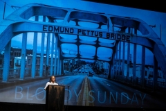 Keynote speaker: Dr. Diana Ramey Berry. Martin Luther King, Jr. Holiday Arlington Theater Program on January 16, 2023.  16th Annual Martin Luther King, Jr. Holiday Weekend of MLKSB 2023 Events.  (Photo by Rod Rolle)

Arlington Theater Program 

Invocation - Rev. Roderick Murray, Pastor of New Friendship
Missionary Baptist Church and MLKSB board member
Master of Ceremonies: Rosalyn Collins

Sister Miriam Dance, Sister Shirley Hammons & Michelle Jarvis sing the
African American national anthem, “Lift Every Voice and Sing.”
Welcome: E. onja Brown, President of MLKSB
Tribute: Moment of silence for those who have passed
way this year

Elected Official: Salud Carbajal, Congressman
Elected Official: Gregg Hart, State Assemblyman
Miriam Dance - Sings “Remedy” accompanied by John Douglas
Sese Ntem and Ewe Drummers of Ghana
Awards: Essay and Poetry, ages 6-12
Break - Music
Rosalyn Collins: Acknowledgments
Sister Shirley Hammons & Sister Michelle Jarvis “Expect your Miracle”

Accompanied by John Douglas
Awards: Essay and Poetry, ages 13-18
Introduction: Michael A. Young, UCSB Vice Chancellor, Emer.
Keynote speaker: Dr. Diana Ramey Berry