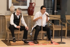 January 13, 2018 - Santa Barbara, CA: MLK SB present Ring Shout, early African-American spiritual music and spiritual with MC and speaker Akivah Northern, Michelle Lawyer and Sayyidah Ragsdale with discussion of Dr. King's influence at the Pilgrim Terrace in Santa Barbara on January 13, 2018.   The Martin Luther King, Jr. Committee of Santa Barbara honored Dr. Martin Luther King, Jr. January 13 - 19, 2018 with the theme " Now is the time to Make Real the Promises of Democracy."  (Photo by Rod Rolle)