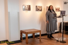 January 17, 2019 - Santa Barbara, CA: UCSB Eternal Flame, Buchanan Courtyard “Walk With Us” program and reception held at the Multi-Cultural Center on the campus of the University of California, Santa Barbara on January 17, 2019. Co-Sponsors: Center for Black Studies, EOP, MCC and MLKSB. (Photo by Rod Rolle)Program:Hosted By: Sojourner Kincaid RolleGreetings : Aaron Jones, Director, UCSB Educational Opportunity ProgramSong: Sojourner Kincaid Rolle w/attendees Comments: Dr. Sharon Tettegah, Director, UCSB Center for Black Studies ResearchComments: Onja Brown-Lawson, President, Martin Luther King Jr. Committee-SBKeynote: Dr. Hymon JohnsonComments: Alyssa Fricke-Jenkins, Co-curator, “A Luta Continua”, Ethnic and Gender Studies CollectionComments: Sal Guerena, Director, California Ethnic and Multicultural Archives, UCSB LibraryComments: Zaveeni Khan-Marcus, Director, UCSB MultiCultural CenterComments: Simone Ruscamp (UCSB ’11 BA, Political Science), UMOJA Program, Santa Barbara City College