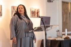 January 17, 2019 - Santa Barbara, CA: UCSB Eternal Flame, Buchanan Courtyard “Walk With Us” program and reception held at the Multi-Cultural Center on the campus of the University of California, Santa Barbara on January 17, 2019. Co-Sponsors: Center for Black Studies, EOP, MCC and MLKSB. (Photo by Rod Rolle)Program:Hosted By: Sojourner Kincaid RolleGreetings : Aaron Jones, Director, UCSB Educational Opportunity ProgramSong: Sojourner Kincaid Rolle w/attendees Comments: Dr. Sharon Tettegah, Director, UCSB Center for Black Studies ResearchComments: Onja Brown-Lawson, President, Martin Luther King Jr. Committee-SBKeynote: Dr. Hymon JohnsonComments: Alyssa Fricke-Jenkins, Co-curator, “A Luta Continua”, Ethnic and Gender Studies CollectionComments: Sal Guerena, Director, California Ethnic and Multicultural Archives, UCSB LibraryComments: Zaveeni Khan-Marcus, Director, UCSB MultiCultural CenterComments: Simone Ruscamp (UCSB ’11 BA, Political Science), UMOJA Program, Santa Barbara City College