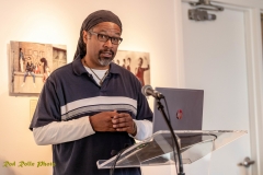 January 17, 2019 - Santa Barbara, CA: UCSB Eternal Flame, Buchanan Courtyard “Walk With Us” program and reception held at the Multi-Cultural Center on the campus of the University of California, Santa Barbara on January 17, 2019. Co-Sponsors: Center for Black Studies, EOP, MCC and MLKSB. (Photo by Rod Rolle)Program:Hosted By: Sojourner Kincaid RolleGreetings : Aaron Jones, Director, UCSB Educational Opportunity ProgramSong: Sojourner Kincaid Rolle w/attendees Comments: Dr. Sharon Tettegah, Director, UCSB Center for Black Studies ResearchComments: Onja Brown-Lawson, President, Martin Luther King Jr. Committee-SBKeynote: Dr. Hymon JohnsonComments: Alyssa Fricke-Jenkins, Co-curator, “A Luta Continua”, Ethnic and Gender Studies CollectionComments: Sal Guerena, Director, California Ethnic and Multicultural Archives, UCSB LibraryComments: Zaveeni Khan-Marcus, Director, UCSB MultiCultural CenterComments: Simone Ruscamp (UCSB ’11 BA, Political Science), UMOJA Program, Santa Barbara City College