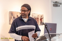 January 17, 2019 - Santa Barbara, CA: UCSB Eternal Flame, Buchanan Courtyard “Walk With Us” program and reception held at the Multi-Cultural Center on the campus of the University of California, Santa Barbara on January 17, 2019. Co-Sponsors: Center for Black Studies, EOP, MCC and MLKSB. (Photo by Rod Rolle)Program:Hosted By: Sojourner Kincaid RolleGreetings : Aaron Jones, Director, UCSB Educational Opportunity ProgramSong: Sojourner Kincaid Rolle w/attendees Comments: Dr. Sharon Tettegah, Director, UCSB Center for Black Studies ResearchComments: Onja Brown-Lawson, President, Martin Luther King Jr. Committee-SBKeynote: Dr. Hymon JohnsonComments: Alyssa Fricke-Jenkins, Co-curator, “A Luta Continua”, Ethnic and Gender Studies CollectionComments: Sal Guerena, Director, California Ethnic and Multicultural Archives, UCSB LibraryComments: Zaveeni Khan-Marcus, Director, UCSB MultiCultural CenterComments: Simone Ruscamp (UCSB ’11 BA, Political Science), UMOJA Program, Santa Barbara City College