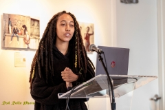 January 17, 2019 - Santa Barbara, CA: UCSB Eternal Flame, Buchanan Courtyard “Walk With Us” program and reception held at the Multi-Cultural Center on the campus of the University of California, Santa Barbara on January 17, 2019. Co-Sponsors: Center for Black Studies, EOP, MCC and MLKSB. (Photo by Rod Rolle)Program:Hosted By: Sojourner Kincaid RolleGreetings : Aaron Jones, Director, UCSB Educational Opportunity ProgramSong: Sojourner Kincaid Rolle w/attendees Comments: Dr. Sharon Tettegah, Director, UCSB Center for Black Studies ResearchComments: Onja Brown-Lawson, President, Martin Luther King Jr. Committee-SBKeynote: Dr. Hymon JohnsonComments: Alyssa Fricke-Jenkins, Co-curator, “A Luta Continua”, Ethnic and Gender Studies CollectionComments: Sal Guerena, Director, California Ethnic and Multicultural Archives, UCSB LibraryComments: Zaveeni Khan-Marcus, Director, UCSB MultiCultural CenterComments: Simone Ruscamp (UCSB ’11 BA, Political Science), UMOJA Program, Santa Barbara City College