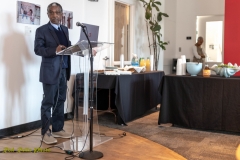 January 17, 2019 - Santa Barbara, CA: UCSB Eternal Flame, Buchanan Courtyard “Walk With Us” program and reception held at the Multi-Cultural Center on the campus of the University of California, Santa Barbara on January 17, 2019. Co-Sponsors: Center for Black Studies, EOP, MCC and MLKSB. (Photo by Rod Rolle)Program:Hosted By: Sojourner Kincaid RolleGreetings : Aaron Jones, Director, UCSB Educational Opportunity ProgramSong: Sojourner Kincaid Rolle w/attendees Comments: Dr. Sharon Tettegah, Director, UCSB Center for Black Studies ResearchComments: Onja Brown-Lawson, President, Martin Luther King Jr. Committee-SBKeynote: Dr. Hymon JohnsonComments: Alyssa Fricke-Jenkins, Co-curator, “A Luta Continua”, Ethnic and Gender Studies CollectionComments: Sal Guerena, Director, California Ethnic and Multicultural Archives, UCSB LibraryComments: Zaveeni Khan-Marcus, Director, UCSB MultiCultural CenterComments: Simone Ruscamp (UCSB ’11 BA, Political Science), UMOJA Program, Santa Barbara City College