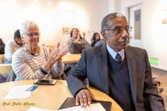 January 17, 2019 - Santa Barbara, CA: UCSB Eternal Flame, Buchanan Courtyard “Walk With Us” program and reception held at the Multi-Cultural Center on the campus of the University of California, Santa Barbara on January 17, 2019. Co-Sponsors: Center for Black Studies, EOP, MCC and MLKSB. (Photo by Rod Rolle)Program:Hosted By: Sojourner Kincaid RolleGreetings : Aaron Jones, Director, UCSB Educational Opportunity ProgramSong: Sojourner Kincaid Rolle w/attendees Comments: Dr. Sharon Tettegah, Director, UCSB Center for Black Studies ResearchComments: Onja Brown-Lawson, President, Martin Luther King Jr. Committee-SBKeynote: Dr. Hymon JohnsonComments: Alyssa Fricke-Jenkins, Co-curator, “A Luta Continua”, Ethnic and Gender Studies CollectionComments: Sal Guerena, Director, California Ethnic and Multicultural Archives, UCSB LibraryComments: Zaveeni Khan-Marcus, Director, UCSB MultiCultural CenterComments: Simone Ruscamp (UCSB ’11 BA, Political Science), UMOJA Program, Santa Barbara City College