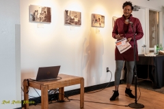 January 17, 2019 - Santa Barbara, CA: UCSB Eternal Flame, Buchanan Courtyard “Walk With Us” program and reception held at the Multi-Cultural Center on the campus of the University of California, Santa Barbara on January 17, 2019. Co-Sponsors: Center for Black Studies, EOP, MCC and MLKSB. (Photo by Rod Rolle)Program:Hosted By: Sojourner Kincaid RolleGreetings : Aaron Jones, Director, UCSB Educational Opportunity ProgramSong: Sojourner Kincaid Rolle w/attendees Comments: Dr. Sharon Tettegah, Director, UCSB Center for Black Studies ResearchComments: Onja Brown-Lawson, President, Martin Luther King Jr. Committee-SBKeynote: Dr. Hymon JohnsonComments: Alyssa Fricke-Jenkins, Co-curator, “A Luta Continua”, Ethnic and Gender Studies CollectionComments: Sal Guerena, Director, California Ethnic and Multicultural Archives, UCSB LibraryComments: Zaveeni Khan-Marcus, Director, UCSB MultiCultural CenterComments: Simone Ruscamp (UCSB ’11 BA, Political Science), UMOJA Program, Santa Barbara City College