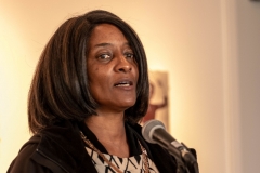 January 17, 2019 - Santa Barbara, CA: UCSB Eternal Flame, Buchanan Courtyard “Walk With Us” program and reception held at the Multi-Cultural Center on the campus of the University of California, Santa Barbara on January 17, 2019. Co-Sponsors: Center for Black Studies, EOP, MCC and MLKSB. (Photo by Rod Rolle)Program:Hosted By: Sojourner Kincaid RolleGreetings : Aaron Jones, Director, UCSB Educational Opportunity ProgramSong: Sojourner Kincaid Rolle w/attendees Comments: Dr. Sharon Tettegah, Director, UCSB Center for Black Studies ResearchComments: Onja Brown-Lawson, President, Martin Luther King Jr. Committee-SBKeynote: Dr. Hymon JohnsonComments: Alyssa Fricke-Jenkins, Co-curator, “A Luta Continua”, Ethnic and Gender Studies CollectionComments: Sal Guerena, Director, California Ethnic and Multicultural Archives, UCSB LibraryComments: Zaveeni Khan-Marcus, Director, UCSB MultiCultural CenterComments: Simone Ruscamp (UCSB ’11 BA, Political Science), UMOJA Program, Santa Barbara City College